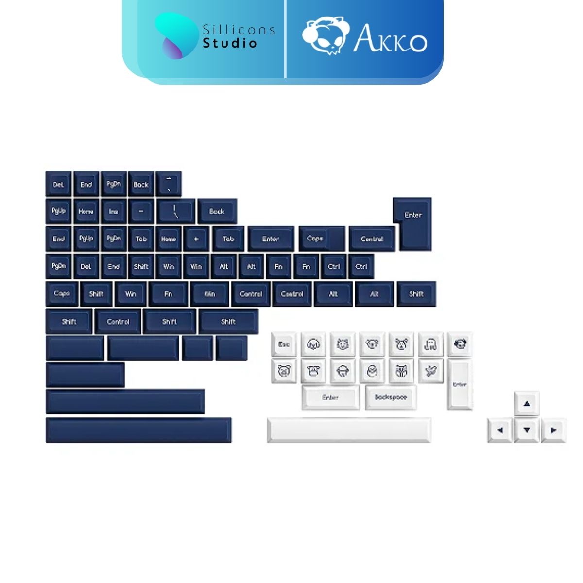 คีย์แคป Akko Ocean Star Keycap ABS SAL Set 195 Keys สำหรับ Mechanical Keyboard