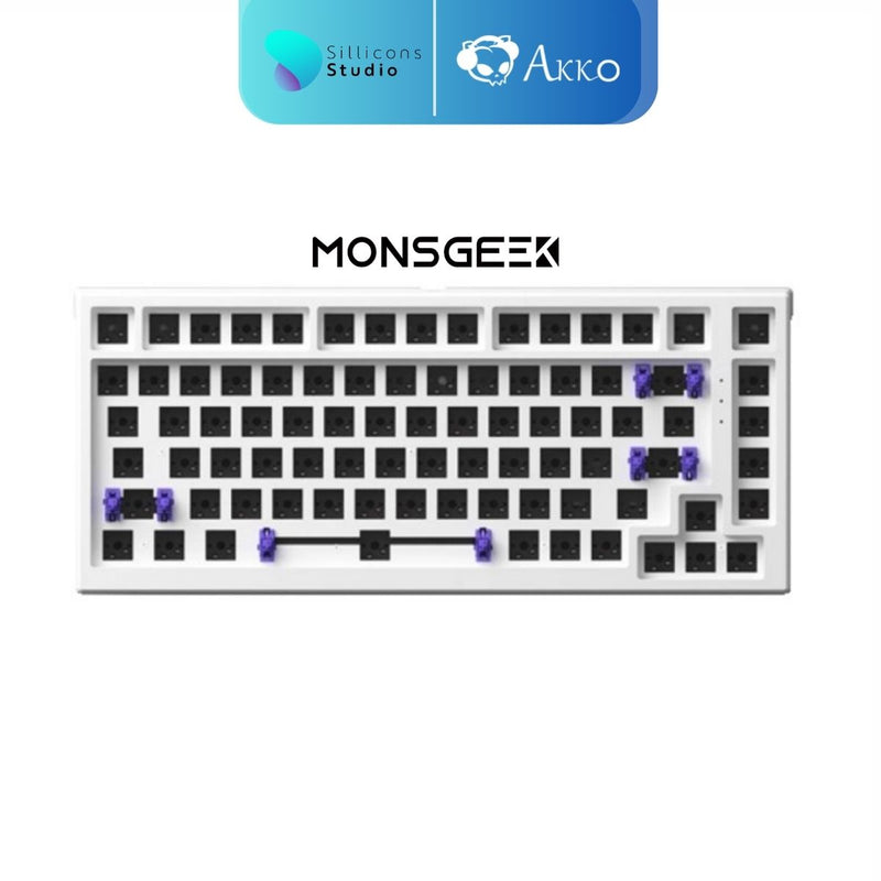 คีย์บอร์ด MonsGeek MG75 เคสพลาสติก 75% Gasket Hotswap Wireless 2.4G Mechanical Keyboard คีย์บอร์ดไร้สาย Akko