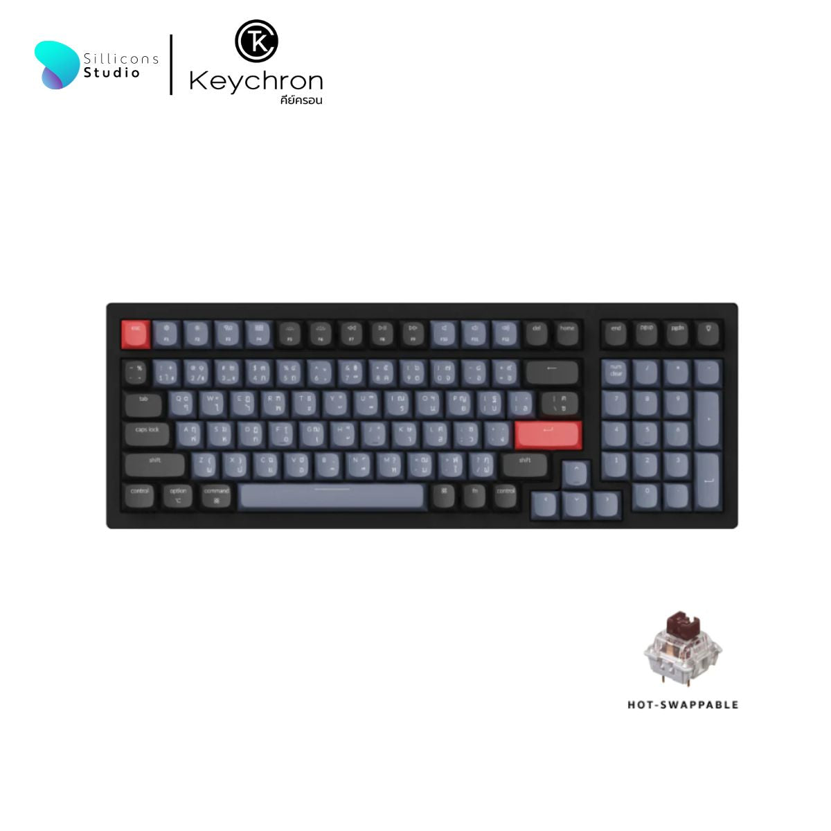 [ศูนย์ไทย]Keychron K4 Pro Wireless QMK/VIA Keyboard TH (คีย์บอร์ดไร้สายภาษาไทย 96%)