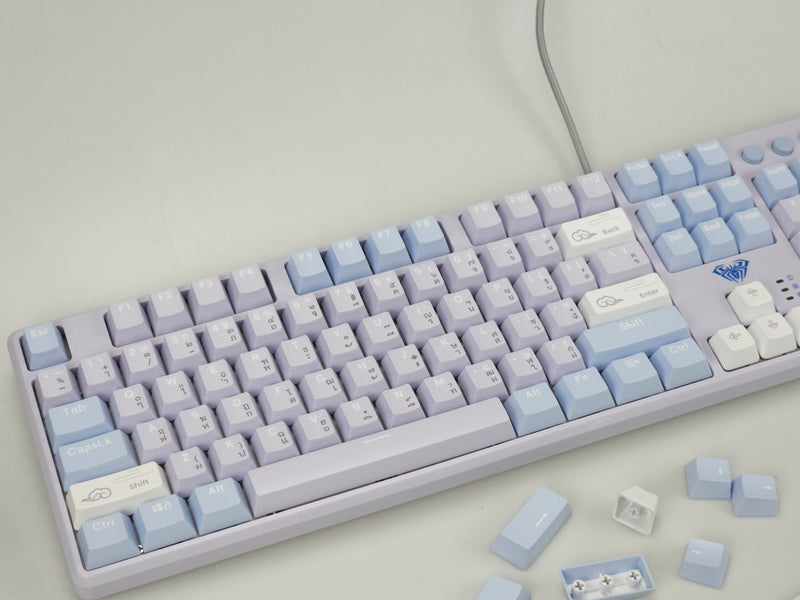 AULA F2088PRO MECHANICAL KEYBOARD Mechanical Blue switch 104 keys (คีย์ภาษาไทย)