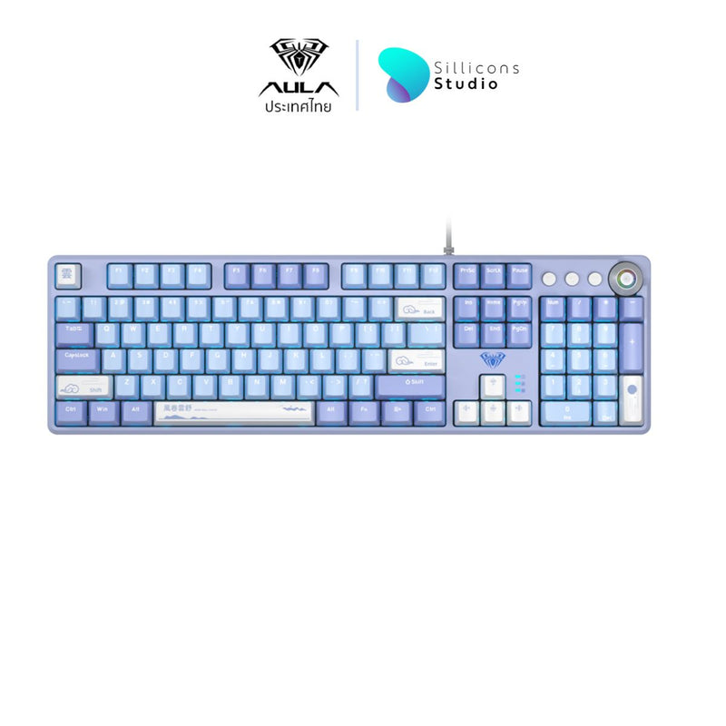 AULA F2088PRO MECHANICAL KEYBOARD Mechanical Blue switch 104 keys (คีย์ภาษาไทย)