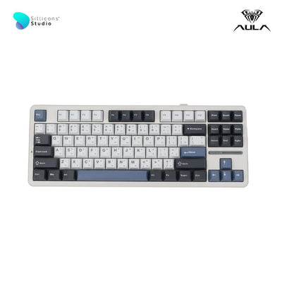 คีย์บอร์ดไร้สาย - AULA F87 Gasket Mechanical Keyboard คีย์ไทย รับประกัน 2 ปี