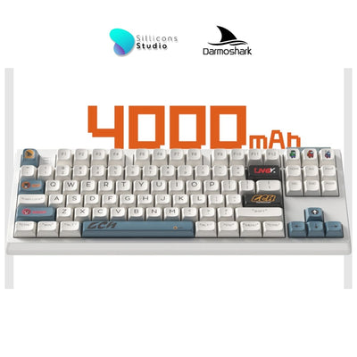 Darmoshark K6 Wireless Mechanical Keyboard (EN) คีย์บอร์ด ไร้สาย คีย์บอร์ดแมคคานิคคอล PBT