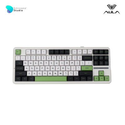 คีย์บอร์ดไร้สาย - AULA F87 Gasket Mechanical Keyboard คีย์ไทย รับประกัน 2 ปี