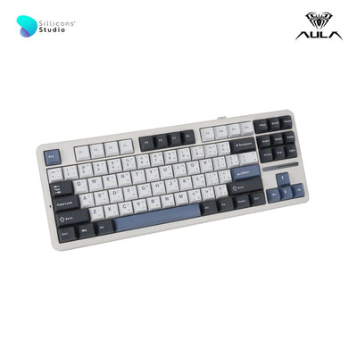 คีย์บอร์ดไร้สาย - AULA F87 Gasket Mechanical Keyboard คีย์ไทย รับประกัน 2 ปี