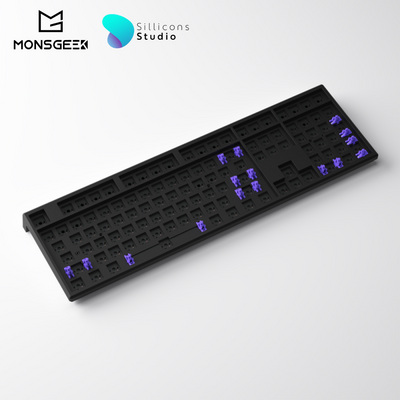 คีย์บอร์ด MonsGeek MG108W Kit Full size Barebone Kit 2.4G Gasket Hotswap WirelessMechanical Keyboard คีย์บอร์ดไร้สาย Akk