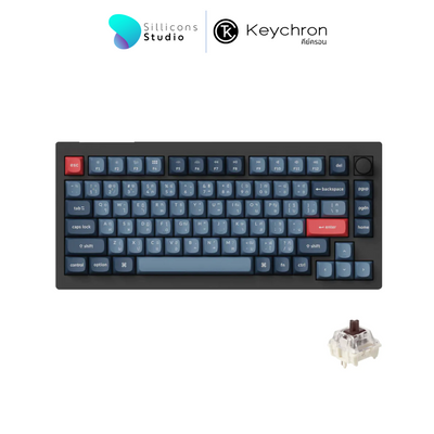 Keychron V1 MAX QMK/VIA Wireless Mechanical Keyboard (ภาษาไทย)