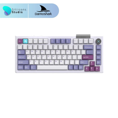 Darmoshark TOP75 81 Keys 75% RGB Bluetooth 5.0/2.4G Wireless/Wired Gaming Mechanical Keyboard