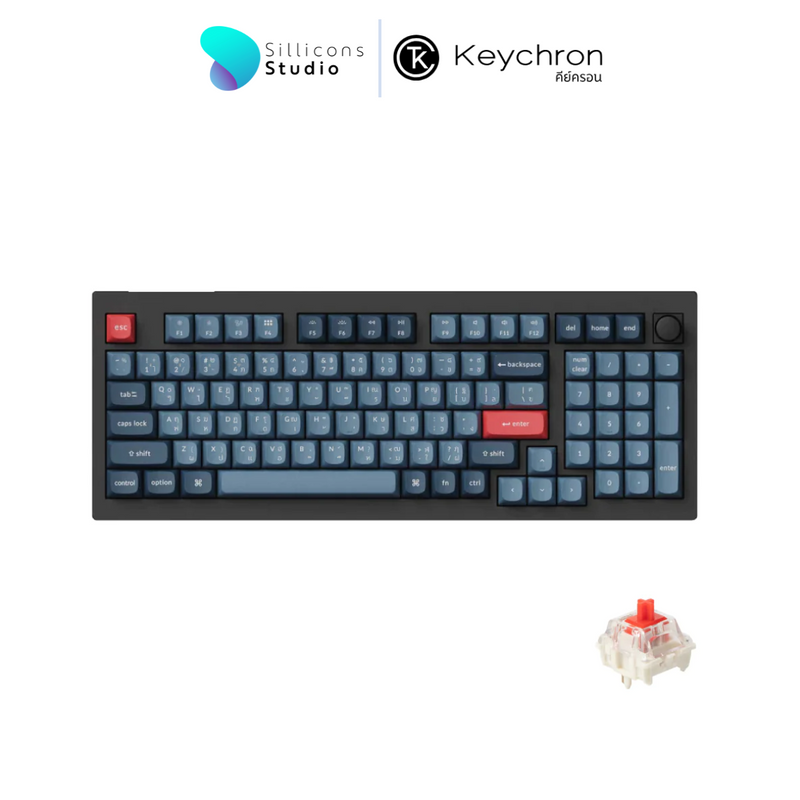 Keychron V5 MAX QMK/VIA Wireless Mechanical Keyboard (ภาษาไทย)