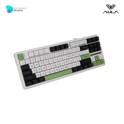 คีย์บอร์ดไร้สาย - AULA F87 Gasket Mechanical Keyboard คีย์ไทย รับประกัน 2 ปี