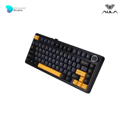 คีย์บอร์ดไร้สาย - AULA F75 Gasket Mechanical Keyboard คีย์ไทย รับประกัน 2 ปี