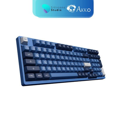 คีย์บอร์ด AKKO 3098B Ocean Star RGB Hotswap 2.4GHz Bluetooth Wireless 98% Mechanical Keyboard