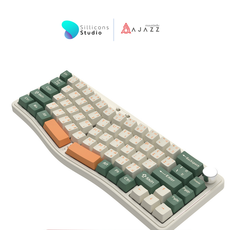 คีย์บอร์ด Ajazz AKS068 Pro Wireless Mechanical Keyboard (EN/TH)