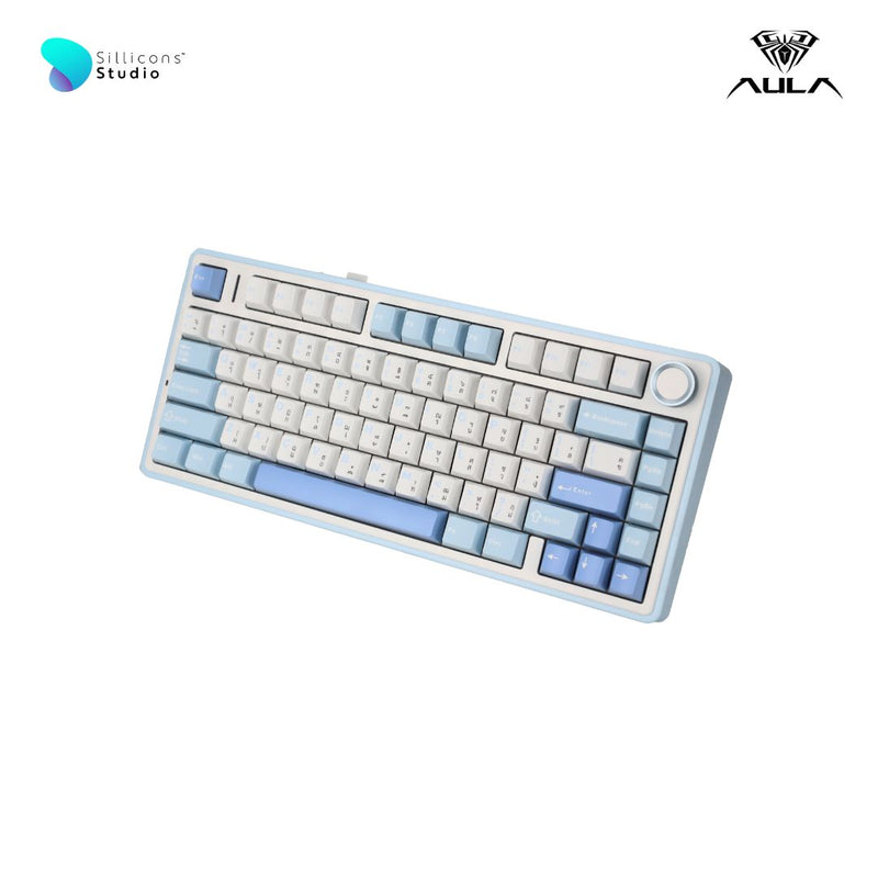 คีย์บอร์ดไร้สาย - AULA F75 Gasket Mechanical Keyboard คีย์ไทย รับประกัน 2 ปี