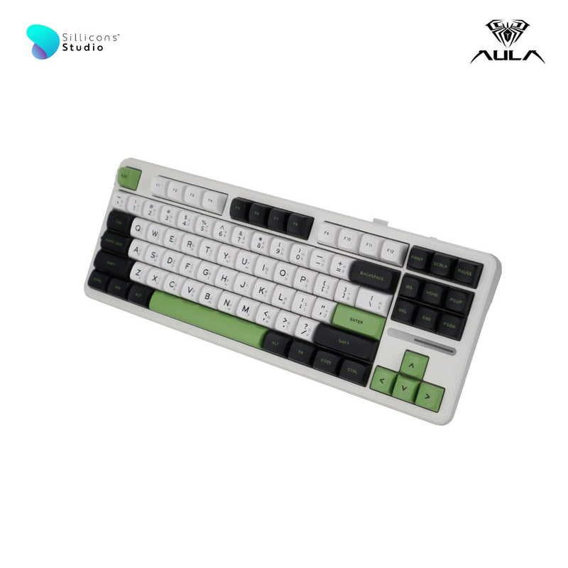 คีย์บอร์ดไร้สาย - AULA F87 Gasket Mechanical Keyboard คีย์ไทย รับประกัน 2 ปี