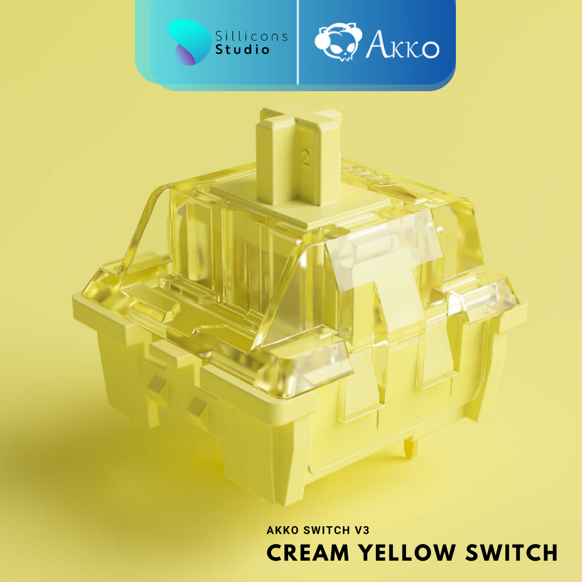 AKKO V3 Cream  Switch (Lubed, 45 ตัว)