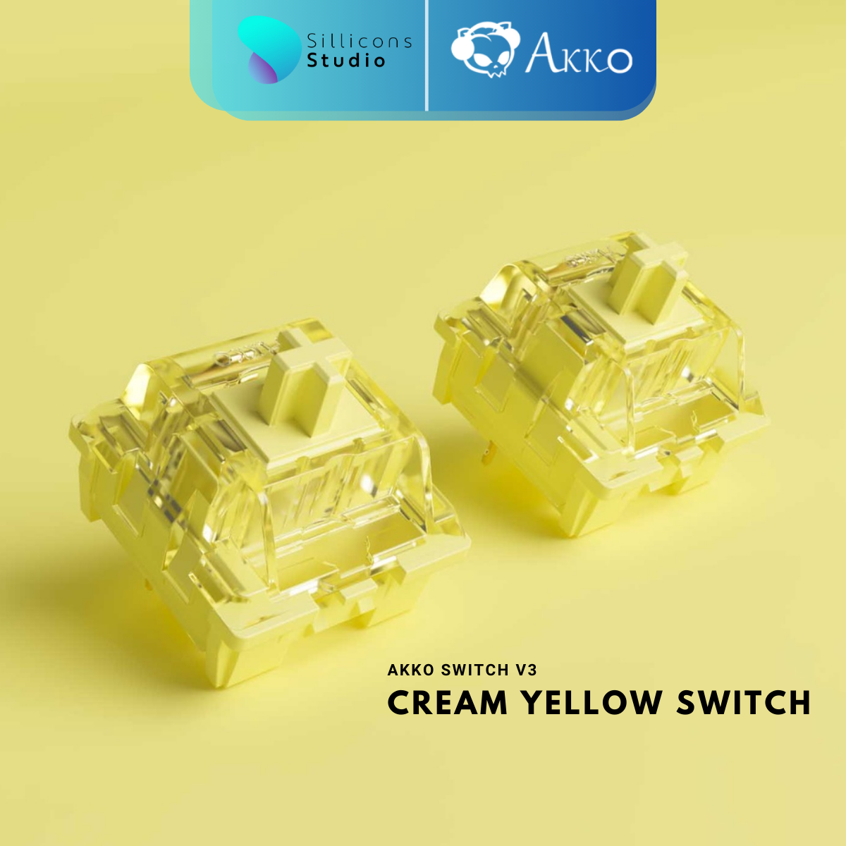 AKKO V3 Cream  Switch (Lubed, 45 ตัว)