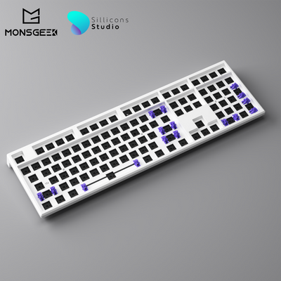 คีย์บอร์ด MonsGeek MG108W Kit Full size Barebone Kit 2.4G Gasket Hotswap WirelessMechanical Keyboard คีย์บอร์ดไร้สาย Akk