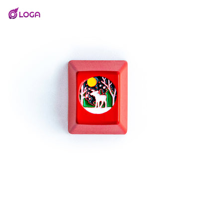 LOGA Metallic keycap : Merry Christmas 2023