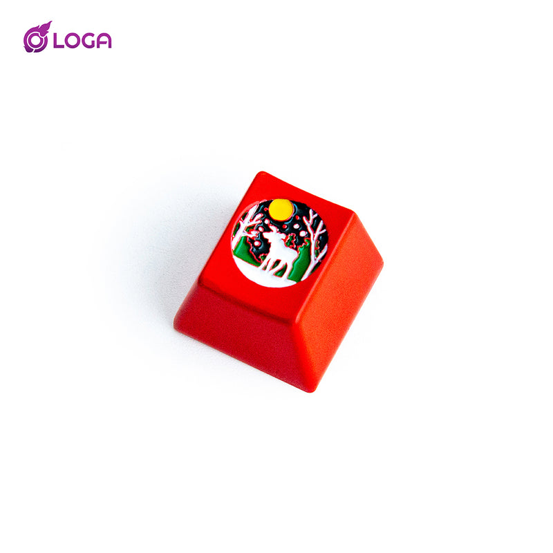 LOGA Metallic keycap : Merry Christmas 2023