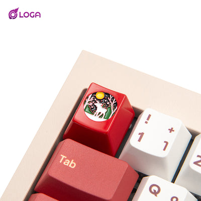 LOGA Metallic keycap : Merry Christmas 2023