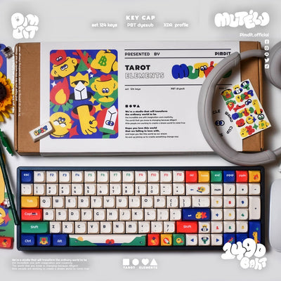 PimDit : MUTELU COLLECTION XDA Dye-Sub PBT 124 KEY