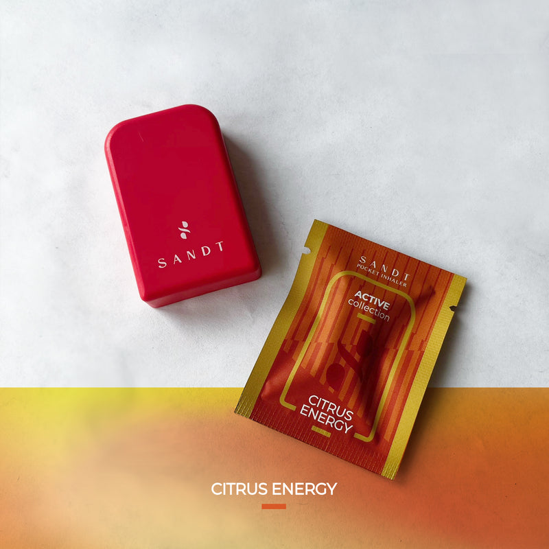 SANDT Aroma Gadget ยาดมสไตล์แก็ตเจ็ต- สีแดง Coral Red