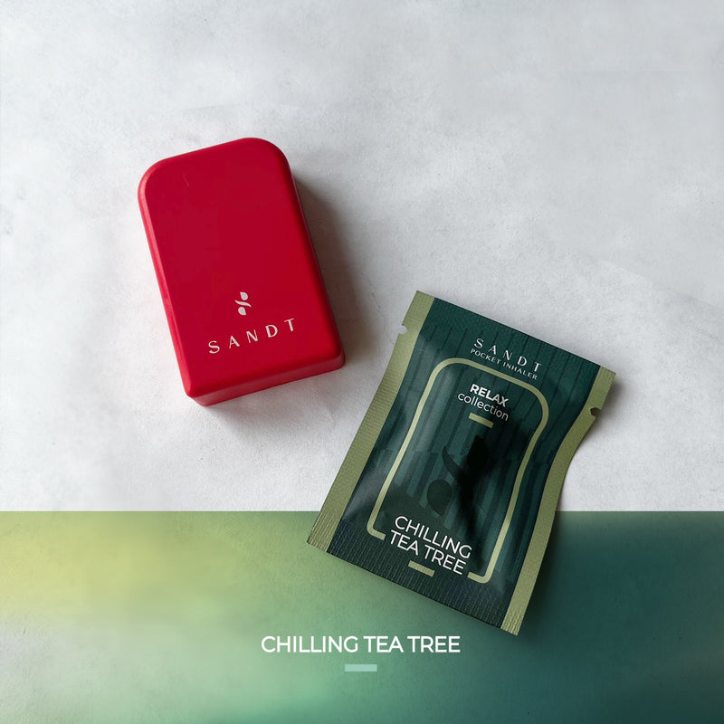 SANDT Aroma Gadget ยาดมสไตล์แก็ตเจ็ต- สีแดง Coral Red