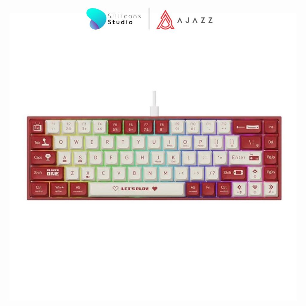 (คีย์ไทย) AJAZZ AK680 WIRED GAMING KEYBOARD รับประกันสินค้า 1ปี