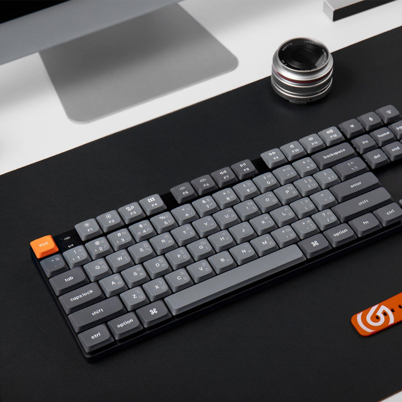 Keychron K1 Max Low Profile Wireless Machanical 80% คีย์บอร์ดไร้สาย ขนาด 80% เชื่อมต่อผ่าน BT/2.4ghz/Wired