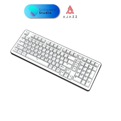 AJAZZ AC100 Aspera Sea Salt Switch Full Aluminum  Wired GASKET MECHANICAL KEYBOARD  FEATURE GASKET STRUCTURE WIN/MAC COM