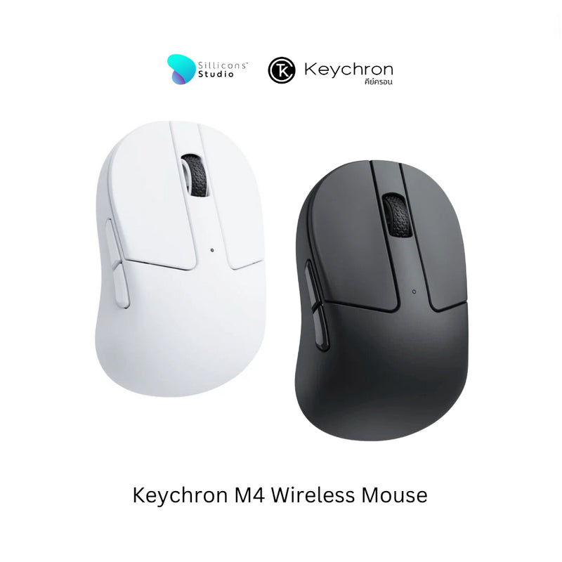 เม้าส์ไร้สาย ขนาดเล็กพิเศษ Keychron M4 Wireless mouse