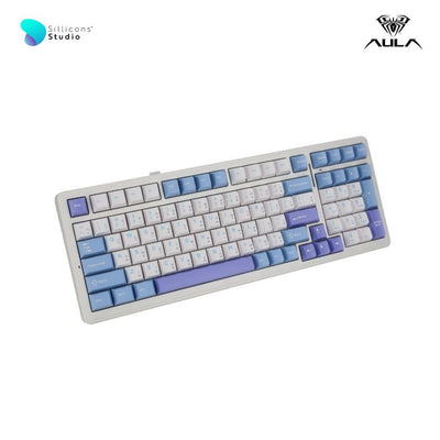 คีย์บอร์ดไร้สาย - AULA F99 Gasket Mechanical Keyboard คีย์ไทย แบต 8,000mAh รับประกัน 2 ปี