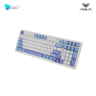 คีย์บอร์ดไร้สาย - AULA F99 Gasket Mechanical Keyboard คีย์ไทย แบต 8,000mAh รับประกัน 2 ปี