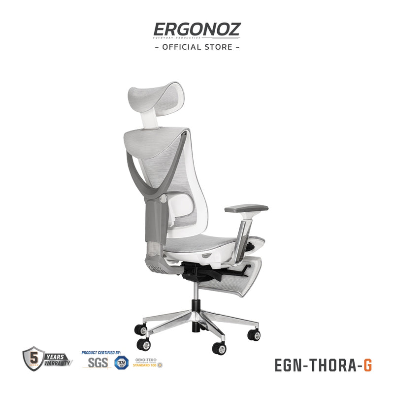 ERGONOZ THORA Professional Ergonomic chair เก้าอี้คอมพิวเตอร์ เก้าอี้ทำงาน เก้าอี้เพื่อสุขภาพ เก้าอี้ ergonomic