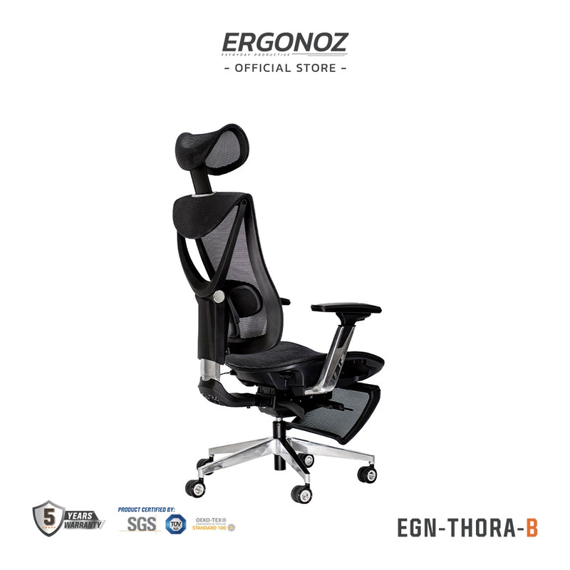 ERGONOZ THORA Professional Ergonomic chair เก้าอี้คอมพิวเตอร์ เก้าอี้ทำงาน เก้าอี้เพื่อสุขภาพ เก้าอี้ ergonomic