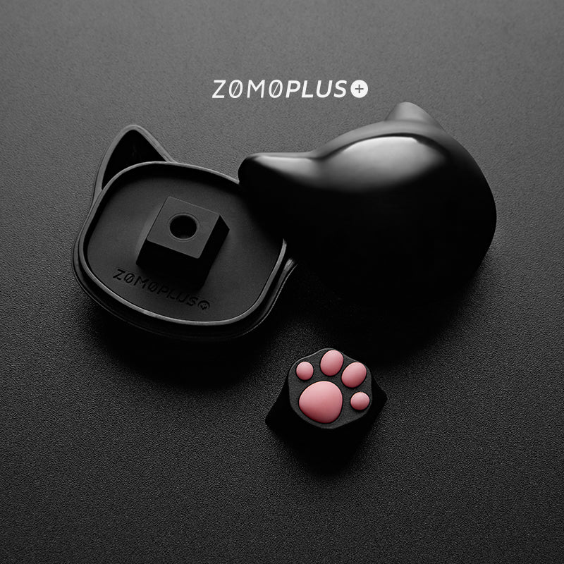 ZOMOPLUS ALUMINUM & SILICON KITTY PAW MECHANICAL KEYBOARD ARTISAN KEYCAP