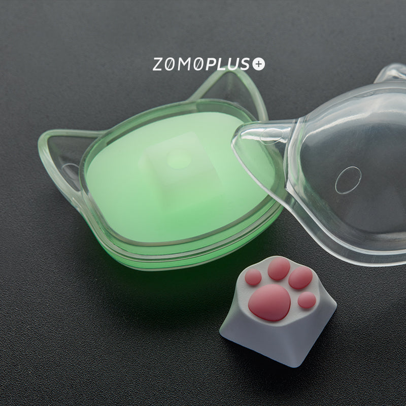 ZOMOPLUS ALUMINUM & SILICON KITTY PAW MECHANICAL KEYBOARD ARTISAN KEYCAP