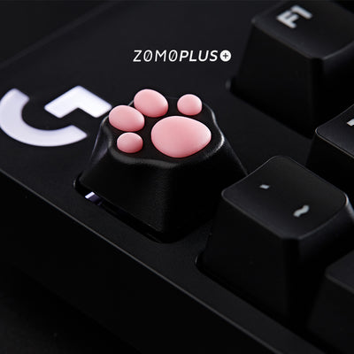 ZOMOPLUS ALUMINUM & SILICON KITTY PAW MECHANICAL KEYBOARD ARTISAN KEYCAP