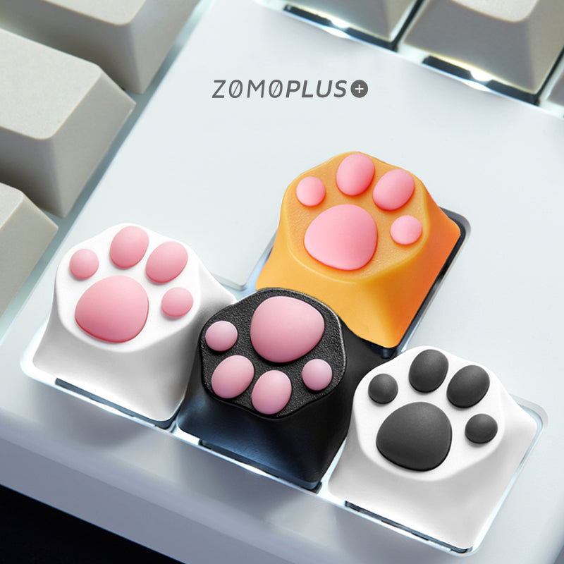 ZOMOPLUS ALUMINUM & SILICON KITTY PAW MECHANICAL KEYBOARD ARTISAN KEYCAP