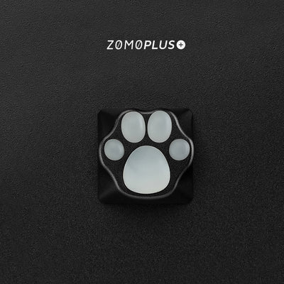 ZOMOPLUS ALUMINUM & SILICON KITTY PAW MECHANICAL KEYBOARD ARTISAN KEYCAP