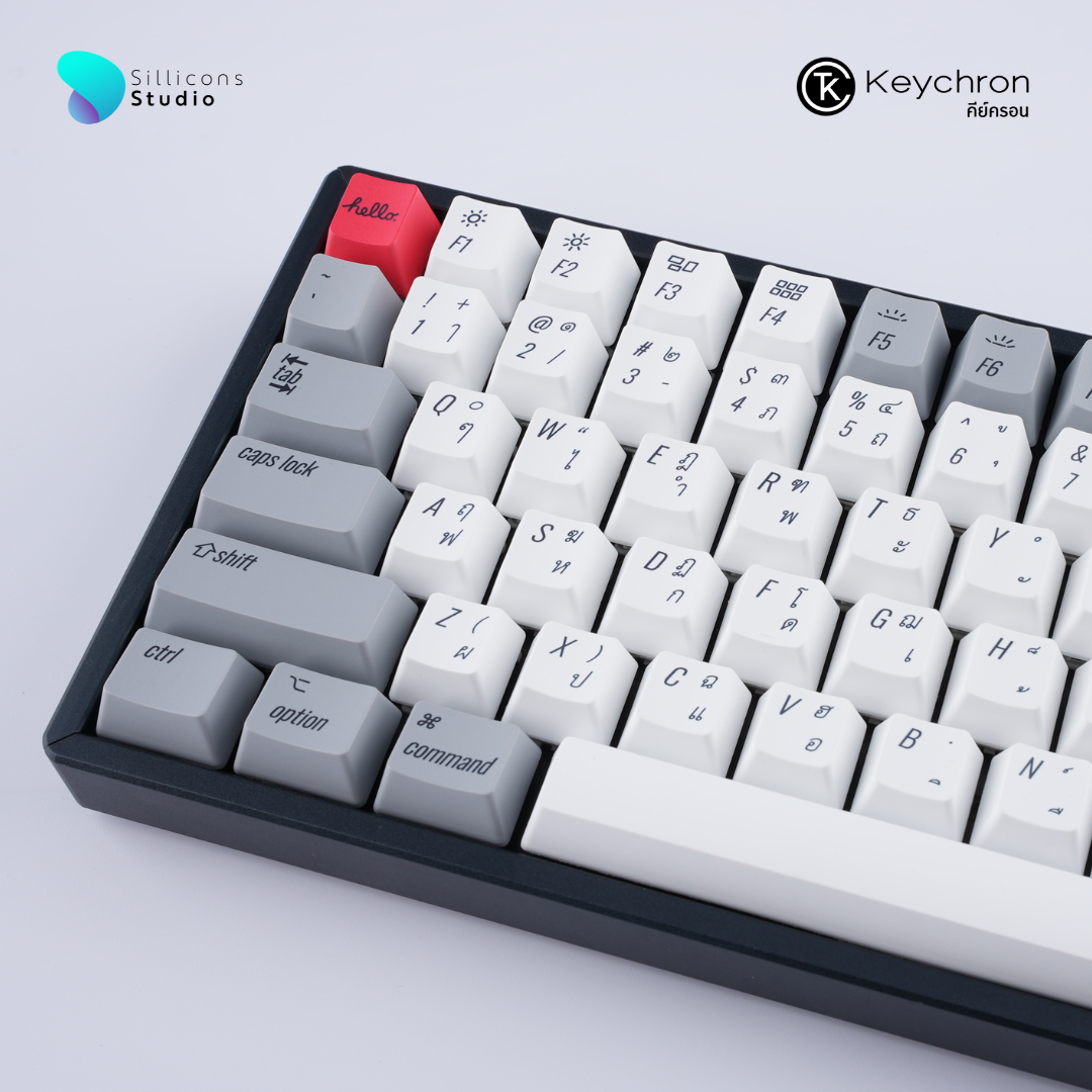 คีย์แคป Keychron PBT retro Keycap set