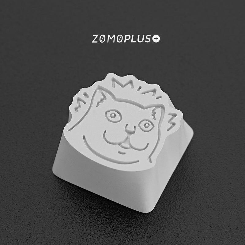 ZOMOPLUS MUR CAT MEME ALUMIUM ARTISAN KEYCAP MECHANICAL KEYBOARD KEYCAP