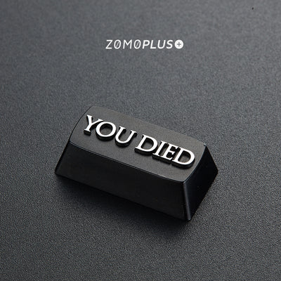 YOU DIED  Aluminium Keycap