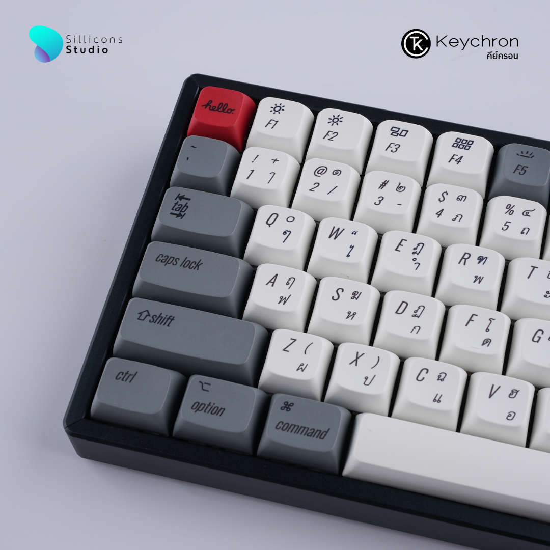 คีย์แคป Keychron PBT retro Keycap set