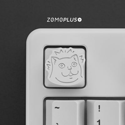 ZOMOPLUS MUR CAT MEME ALUMIUM ARTISAN KEYCAP MECHANICAL KEYBOARD KEYCAP