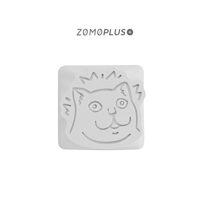 ZOMOPLUS MUR CAT MEME ALUMIUM ARTISAN KEYCAP MECHANICAL KEYBOARD KEYCAP