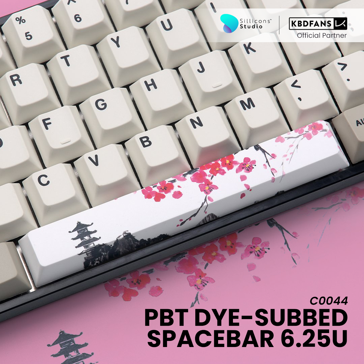 (KBDfans) PBT DYE-SUBBED SPACEBAR 6.25U