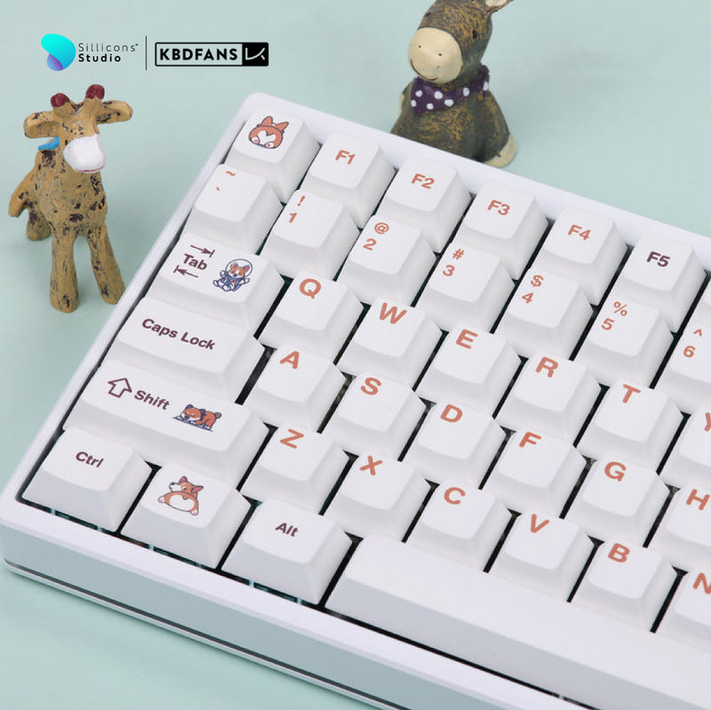 (KBDFans) CHERRY PROFILE CORGI PBT DYE-SUB KEYCAPS