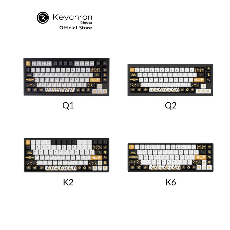 OEM Dye-Sub PBT Keycap Set - Christmas Gift